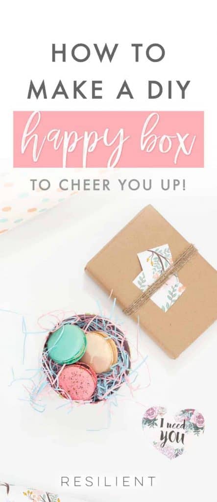 Sometimes when we have a bad day it would be nice if we could just pull out a box of all our favorite things that make us happy so we can smile again. 🙂 Here’s how to make a DIY happy box to cheer you up!