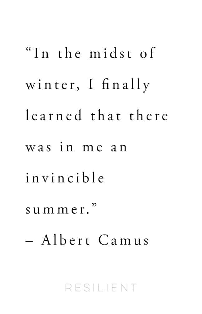 Albert Camus invincible summer quote