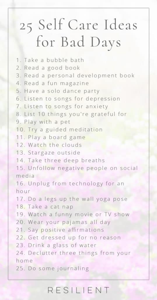 Self Care Ideas