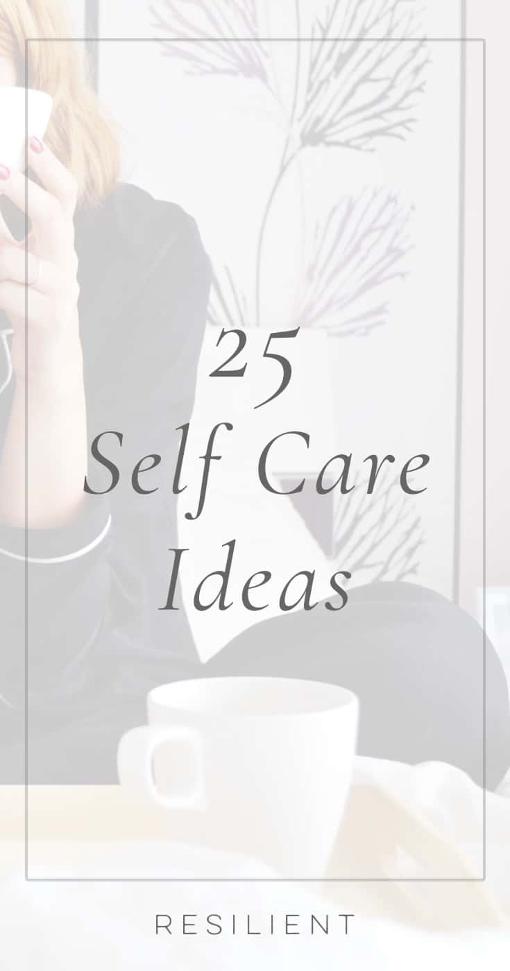 When bad days strike, it's nice to have a list of self care ideas you can pull out to help make things a little better, or even to proactively keep up with self care so you feel better in general. Here are 25 self care ideas for bad days. 😃 Feel free to bookmark this page for future reference!