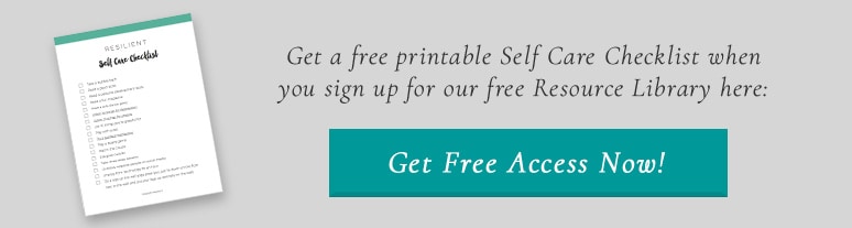 Get a free printable Self Care Checklist