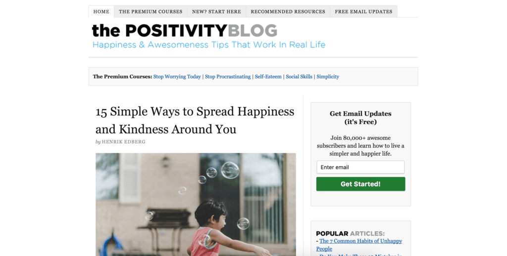 The Positivity Blog