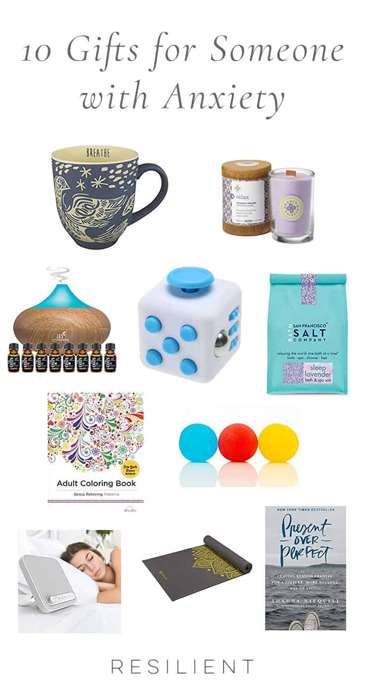 If you have a loved one with anxiety, you might be wondering if there’s anything you can get for them as a way to show your support, especially if you can’t be with them all the time. Besides actually being there for someone, listening to them, and being a good friend, here are 10 gifts for someone with anxiety (or gifts for yourself :)).