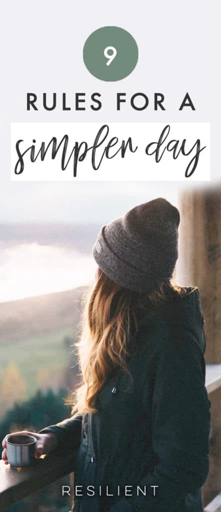 Our days fill up so fast, and are so rushed and filled with distractions, that they seem to be bursting. It’s a huge source of stress for most people. So how can we simplify our days? It’s not incredibly hard, but I’ve found it’s best done in steps. Here are 9 rules for a simpler day.