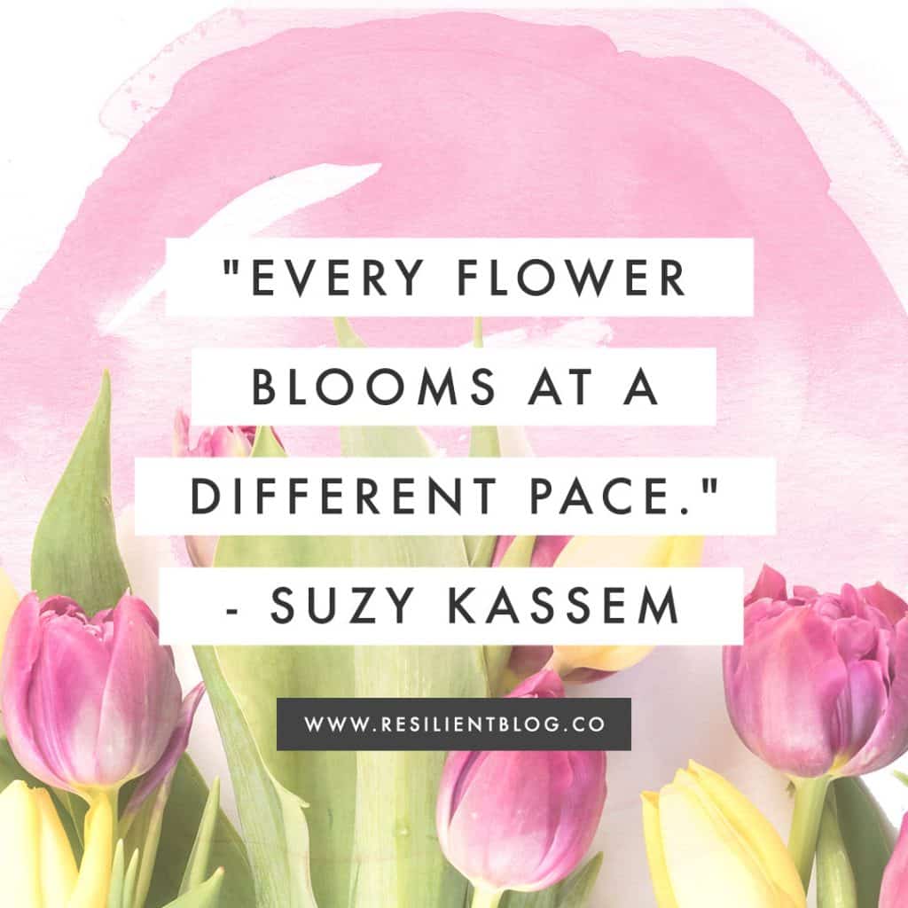 flower blooming quotes