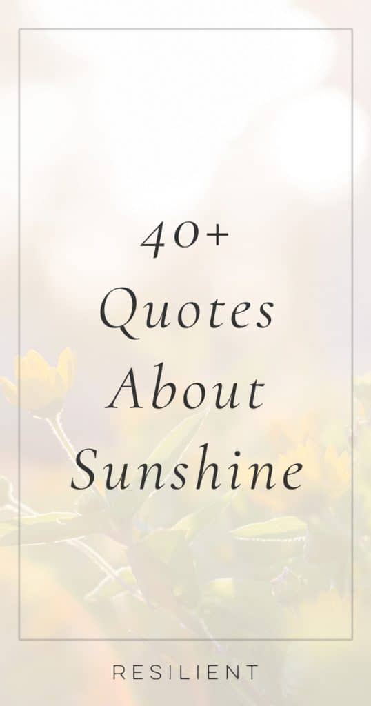 Sunshine Quotes - Inspirational Quotes About Sunshine Quotesgram - A ...